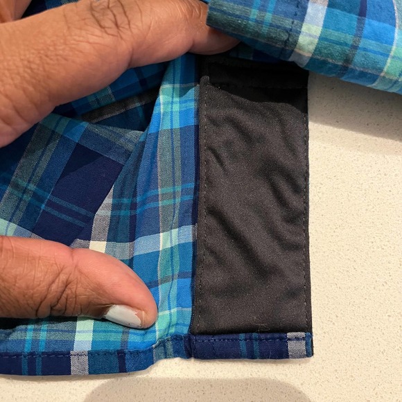 Duluth‎ Trading Company Men’s Xl Long Sleeve Green and Blue Casual Button Down - Picture 12 of 12